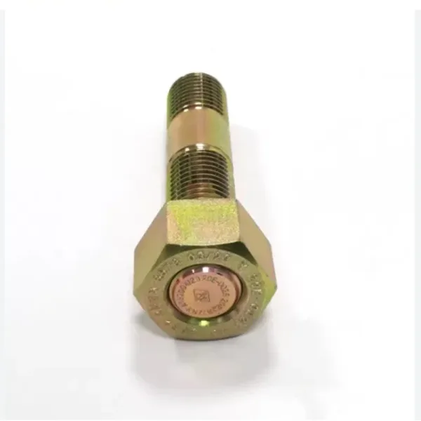 Tap end with one nut, precision-engineered for secure connections.