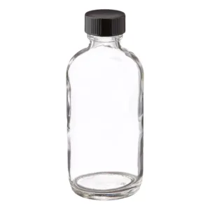 Boston Glass Clear 250ml Plastisol Coated Bottle with Cap saudi arabia 1