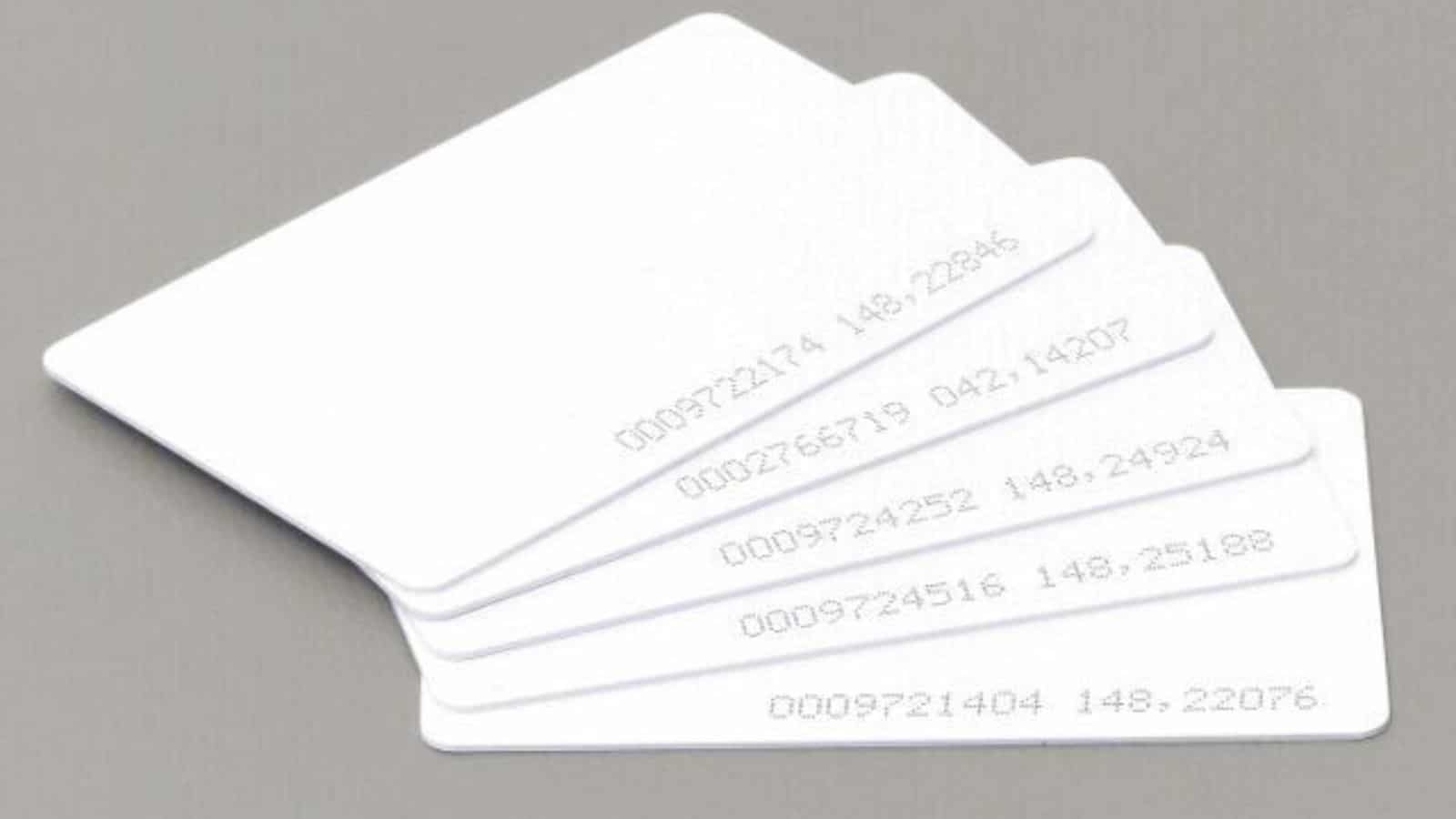 How White Numbered RFID Cards Enhance Identification and Security