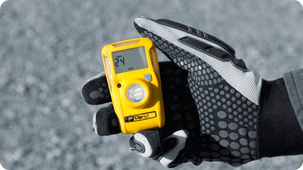 Workplace H₂S Protection with Honeywell BWC2-H BW Clip