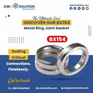 bx154 metal ring joint gasket rtj nace mr0175 asme b16.20 api 6a ss316 by aska solution saudi arabia