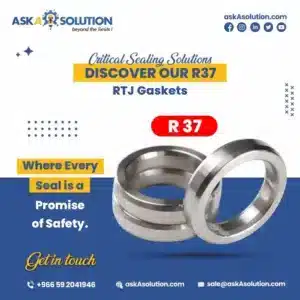 r37 metal ring joint gasket rtj nace mr0175 asme b16.20 api 6a ss316 by aska solution saudi arabia