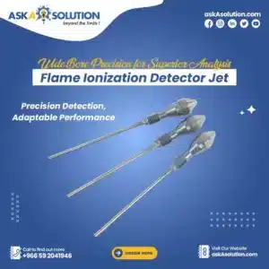 flame ionization detector fid jet adaptable wide bore 0.03 inch id tip part number 18789-80070 by aska solution saudi arabia