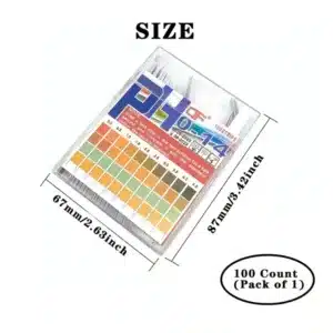 pH Test Paper Strips 0–14 – Universal Indicator Paper 6 saudi arabia 100-count-universal-ph-test-strips-pack-of-1-compact-size-for-lab-and-field-testing-in-ksa