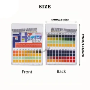 pH Test Paper Strips 0–14 – Universal Indicator Paper 3 saudi arabia full-range-0-14-ph-test-strips-with-color-chart-and-dimensions-87mmx67mm