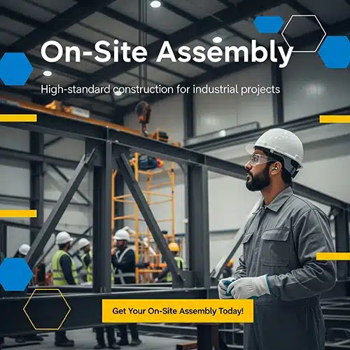 on-site assembly by aska solution in saudi arabia