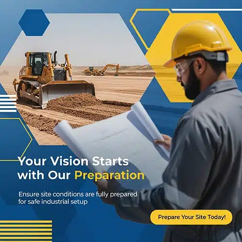 site preparation by aska solution in saudi arabia