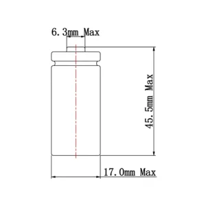 Ramway 3V CR17450 2200mAh Lithium Battery 2 saudi arabia cr17450 lithium battery line diagram saudi arabia saudi arabia