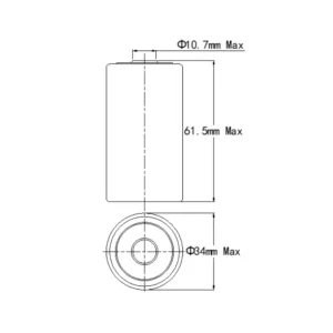 Ramway D 3V CR34615 12000mAh Lithium Battery 2 saudi arabia cr34615 lithium battery line diagram saudi arabia saudi arabia