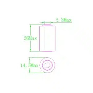 Ramway 1/2AA 3.6V ER14250 1200mAh Lithium Battery 2 saudi arabia er14250 lithium battery diagram saudi arabia saudi arabia