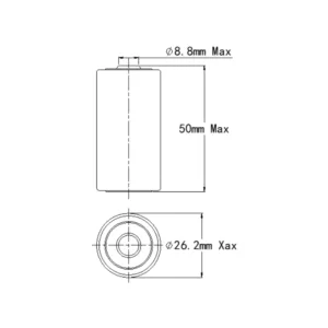 Ramway C 3.6V ER26500 9000mAh Lithium Battery 2 saudi arabia er26500 lithium battery line diagram saudi arabia saudi arabia