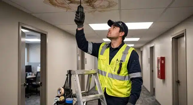 drain-leak-detection-ceiling-void