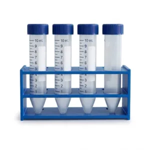 10ml polypropylene centrifuge tubes in laboratory rack