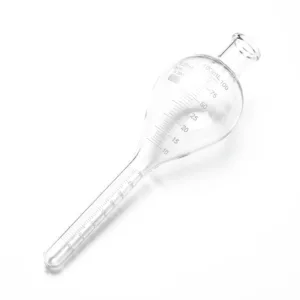 Graduated stem of pear shaped centrifuge tube 0 to 3 mL